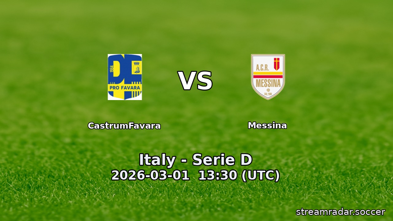 CastrumFavara vs Messina