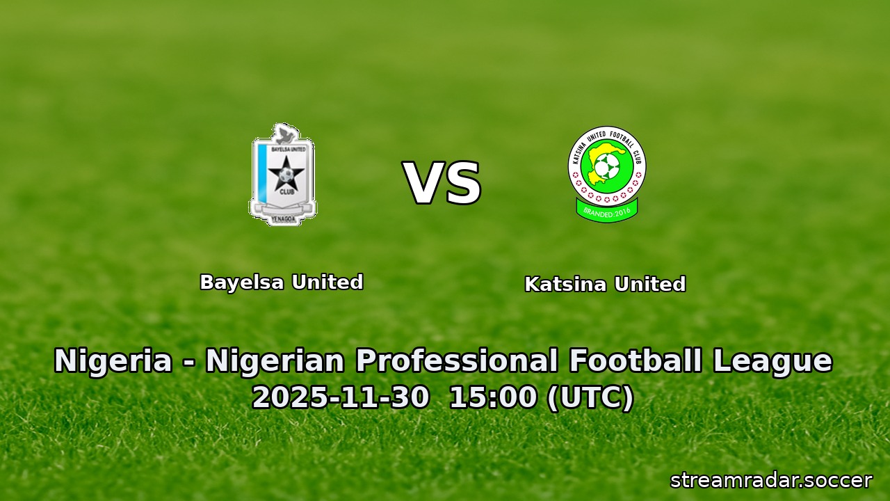 Bayelsa United vs Katsina United