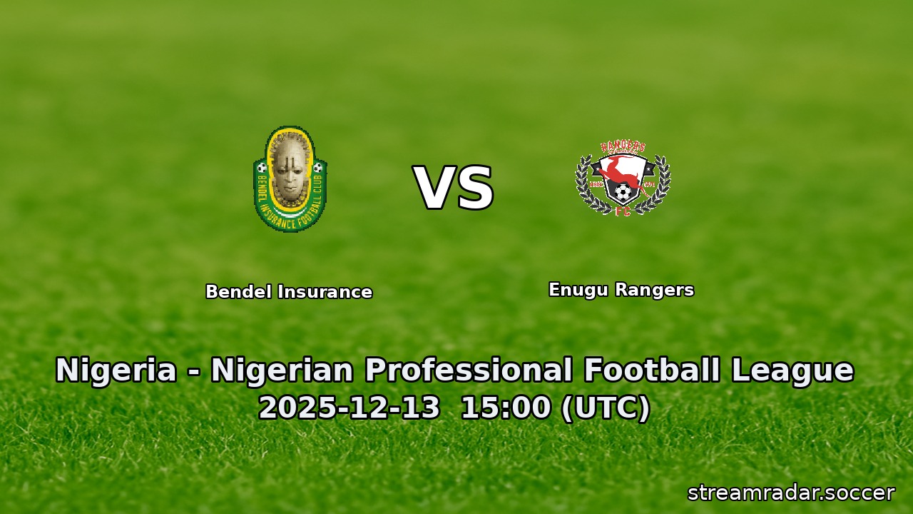 Bendel Insurance vs Enugu Rangers