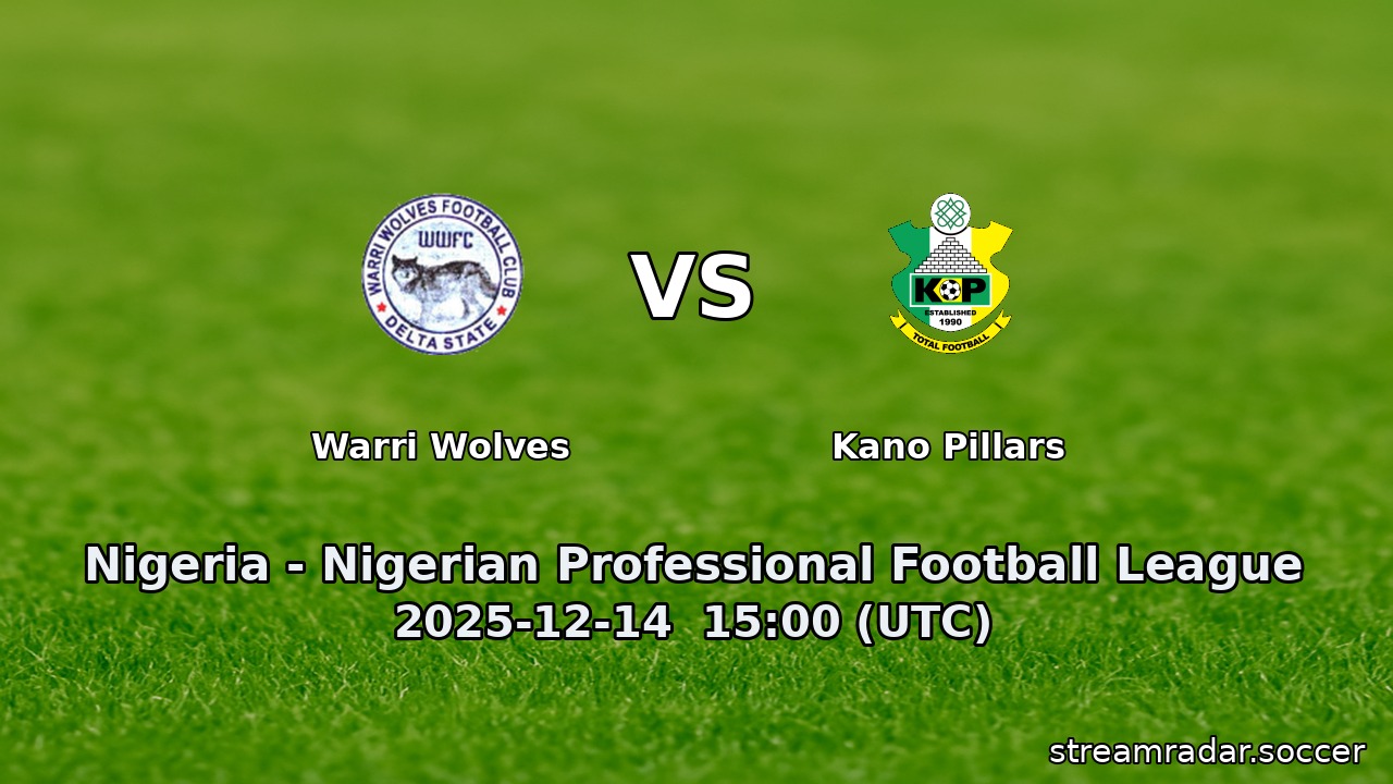 Warri Wolves vs Kano Pillars
