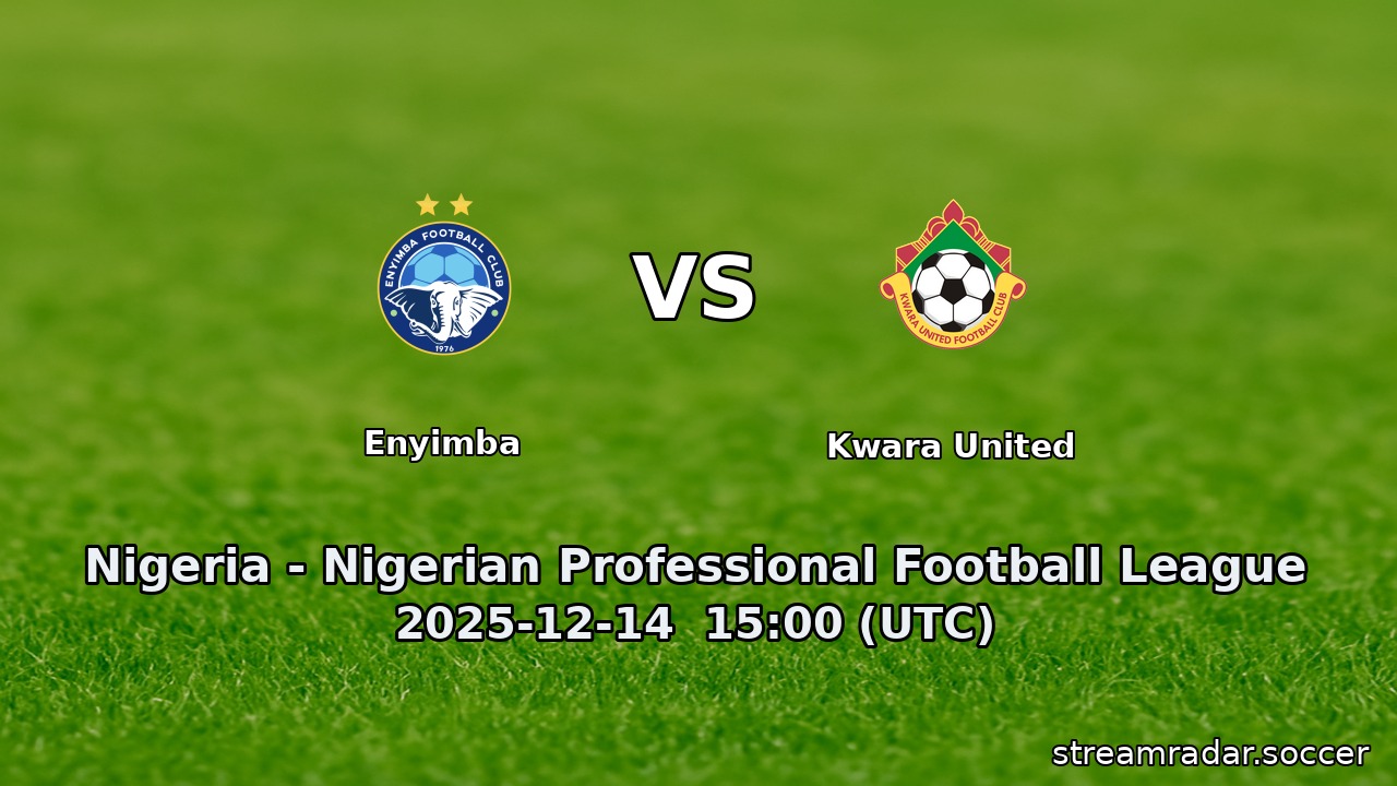 Enyimba vs Kwara United