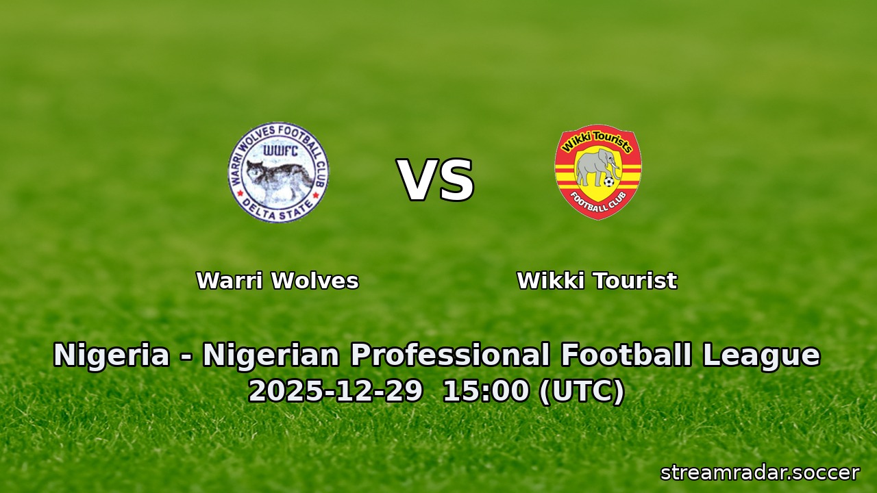 Warri Wolves vs Wikki Tourist