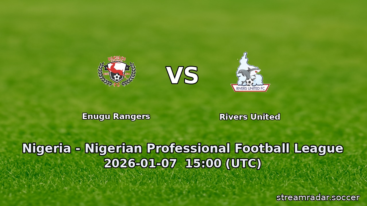 Enugu Rangers vs Rivers United