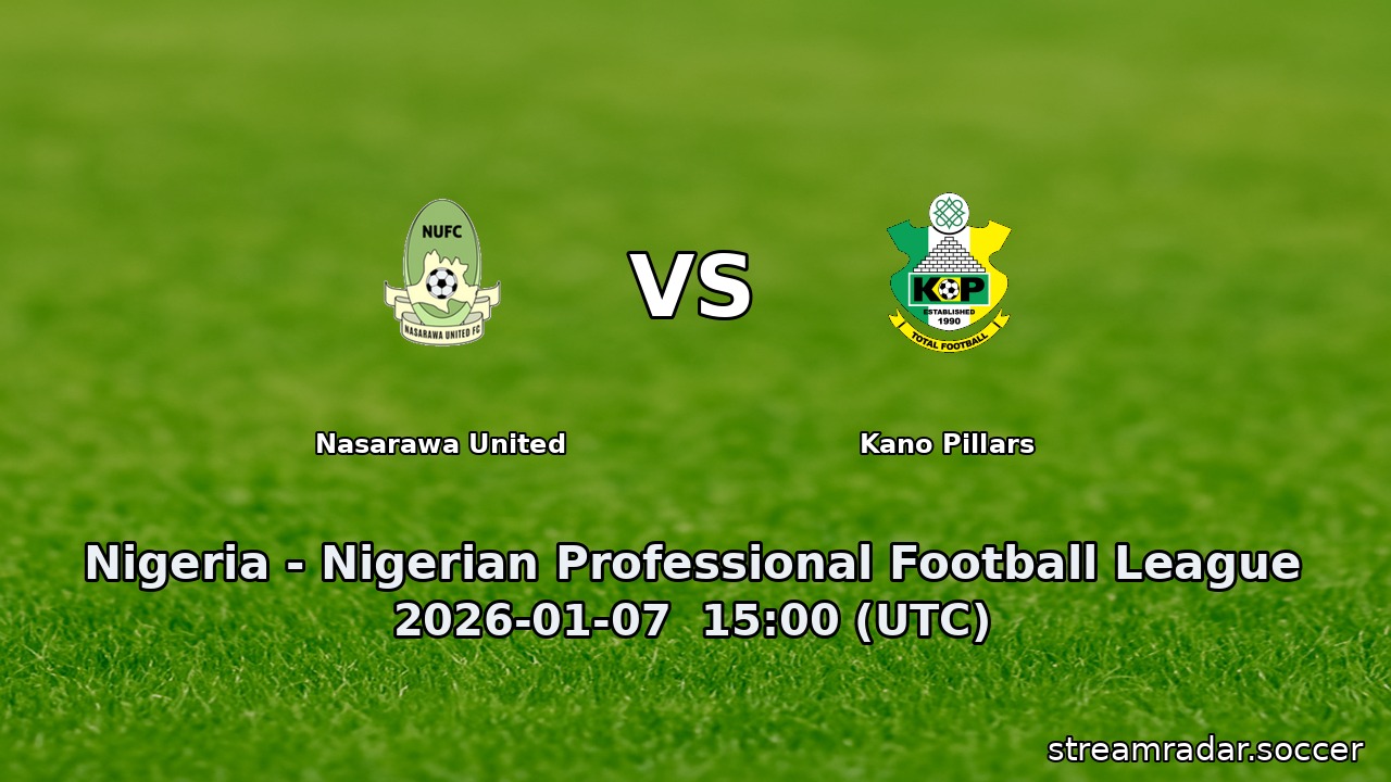 Nasarawa United vs Kano Pillars