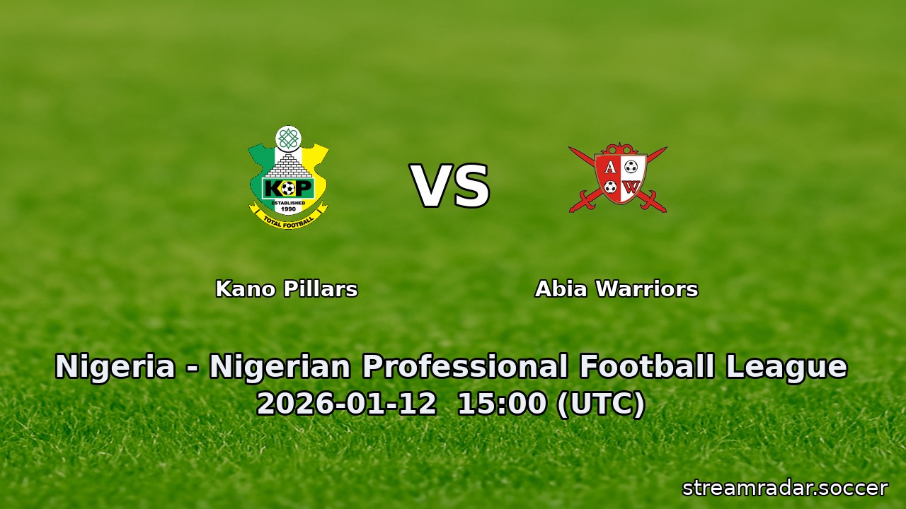 Kano Pillars vs Abia Warriors