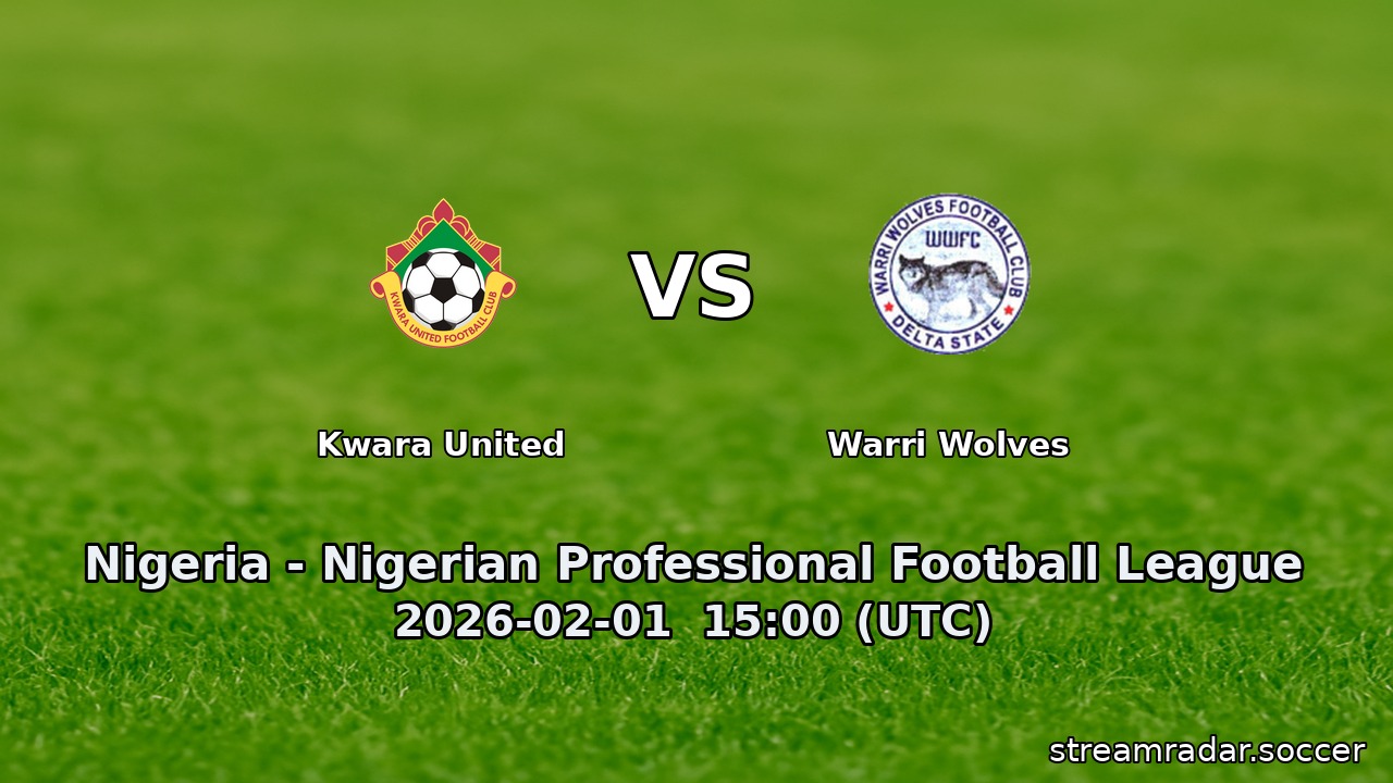Kwara United vs Warri Wolves