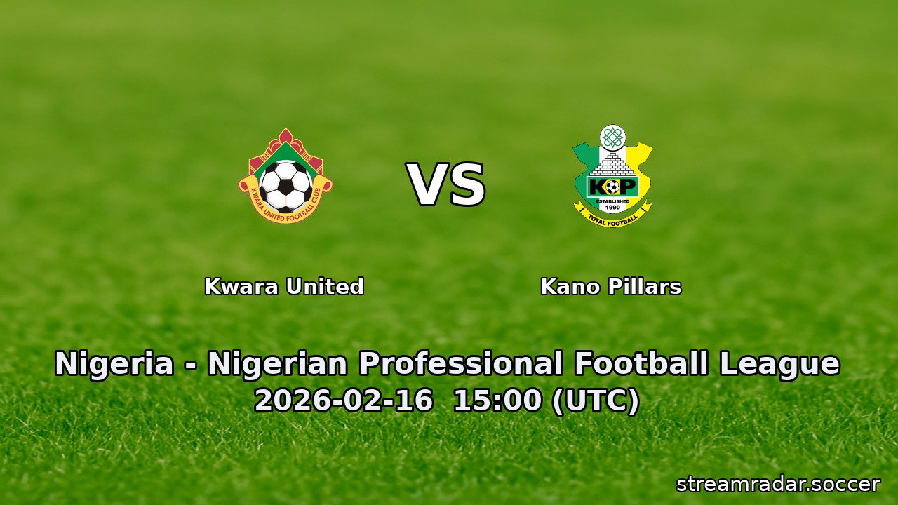 Kwara United vs Kano Pillars