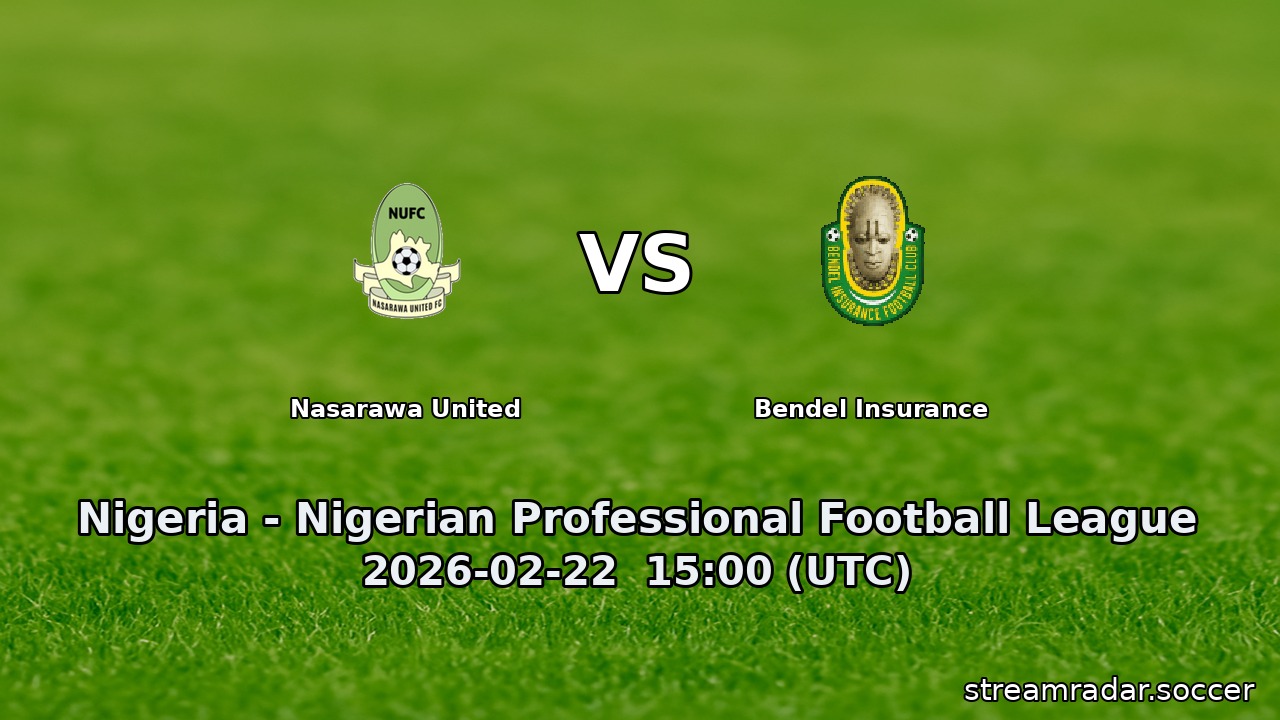 Nasarawa United vs Bendel Insurance