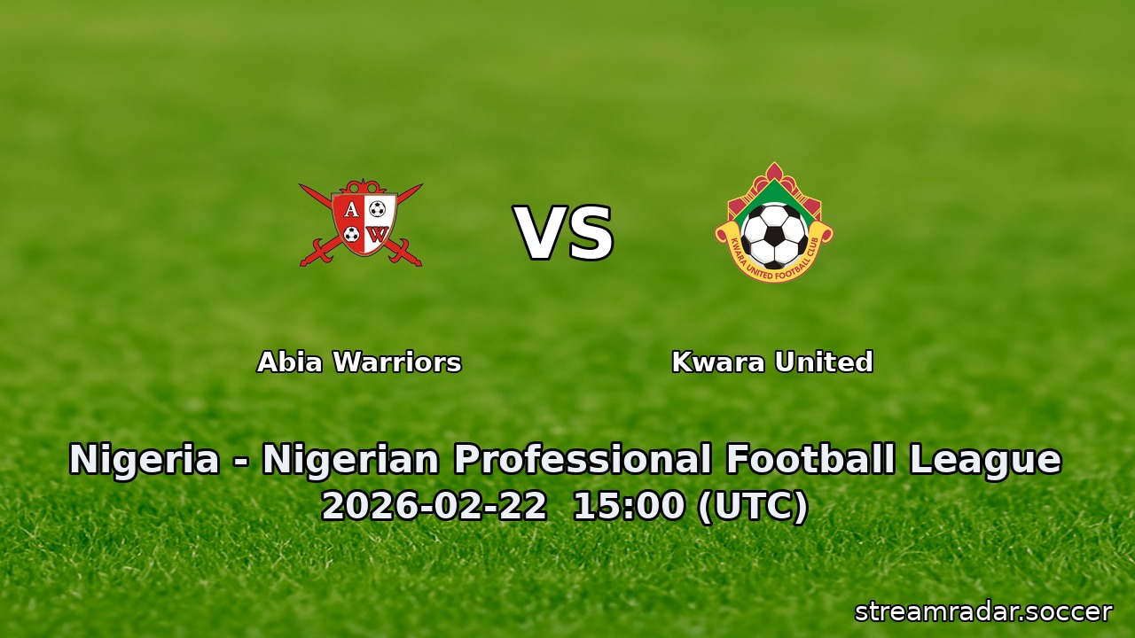 Abia Warriors vs Kwara United