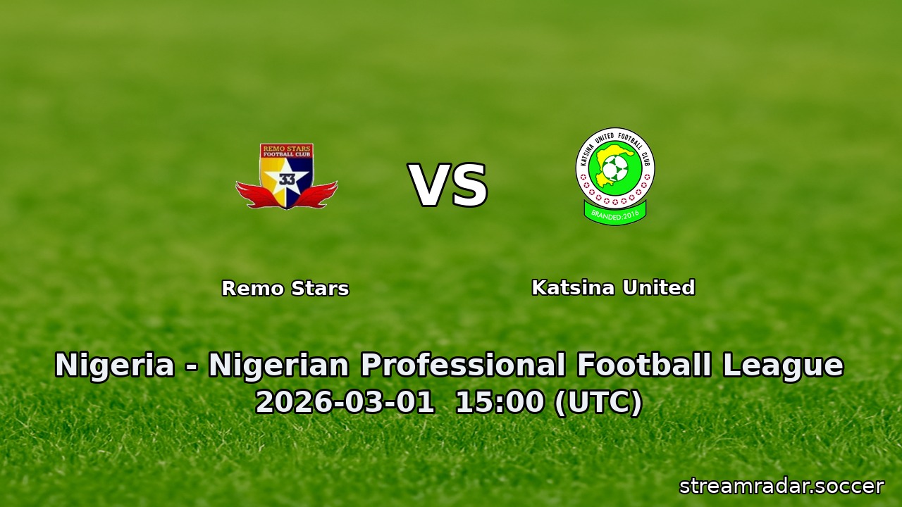 Remo Stars vs Katsina United