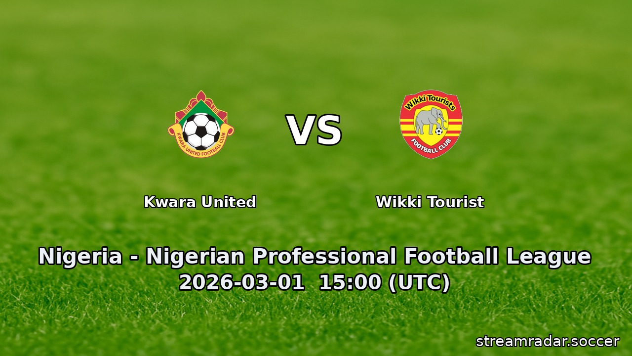 Kwara United vs Wikki Tourist