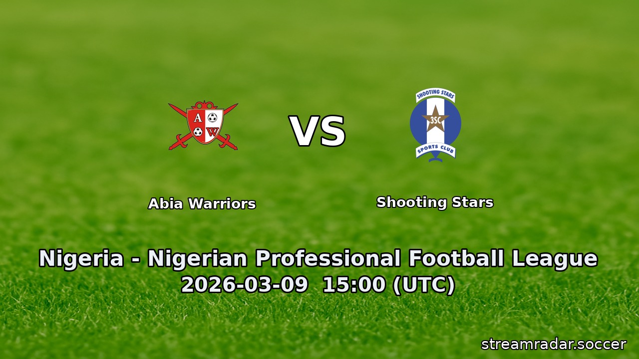 Abia Warriors vs Shooting Stars