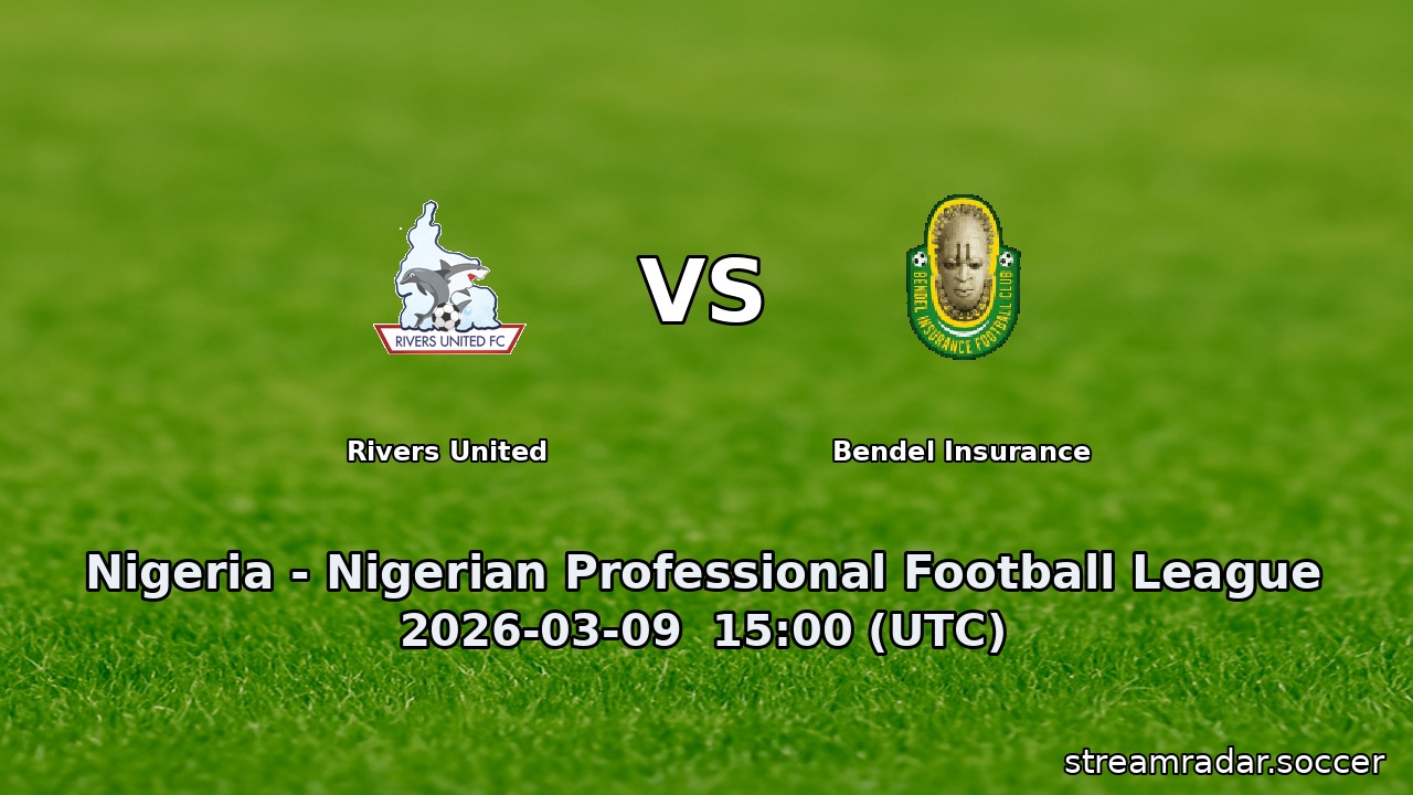 Rivers United vs Bendel Insurance