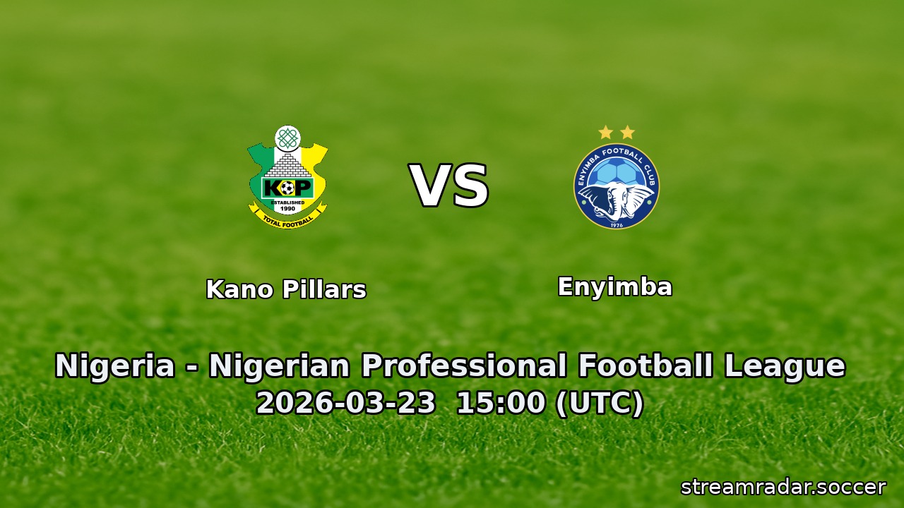 Kano Pillars vs Enyimba