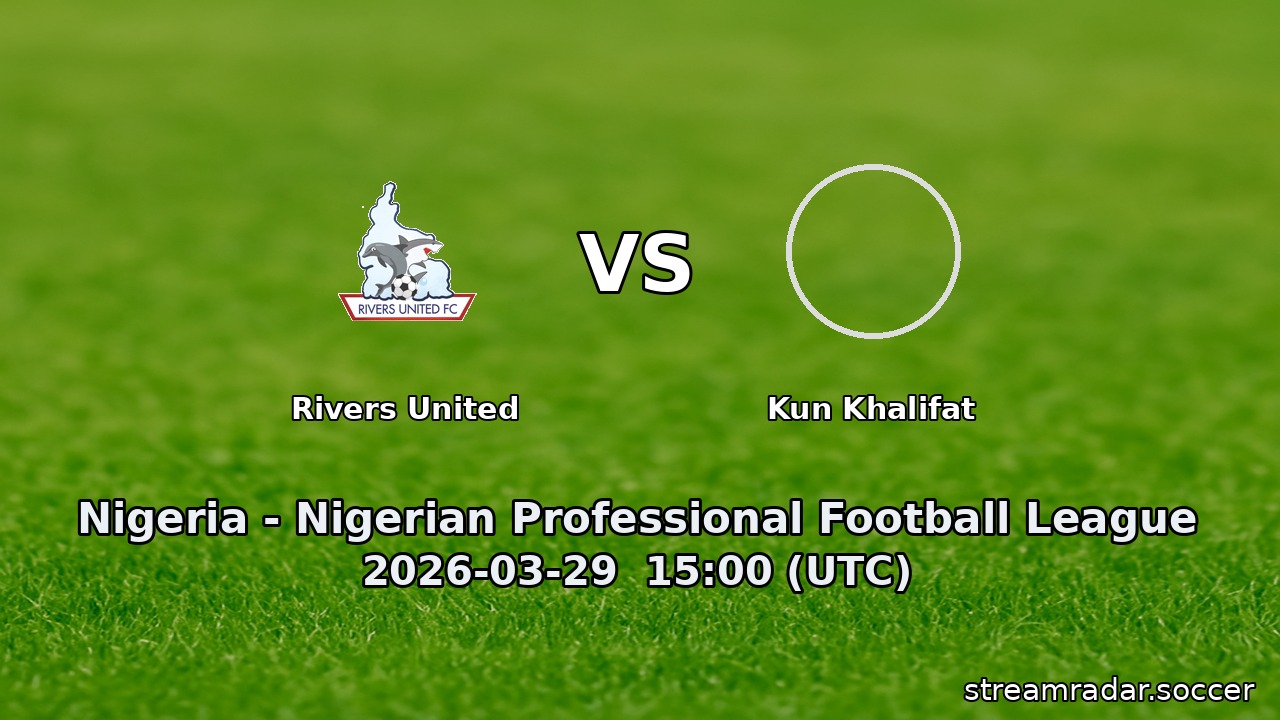 Rivers United vs Kun Khalifat
