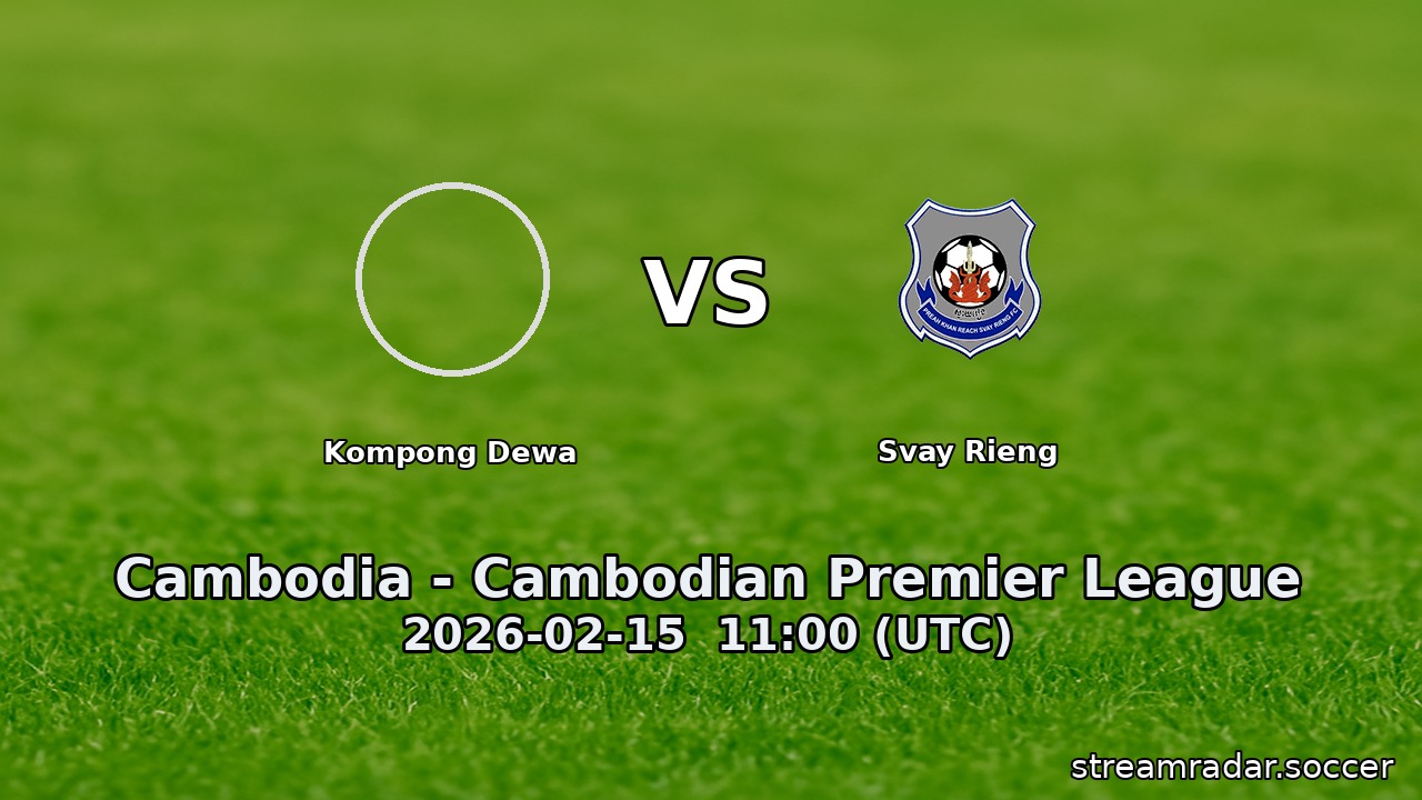 Kompong Dewa vs Svay Rieng