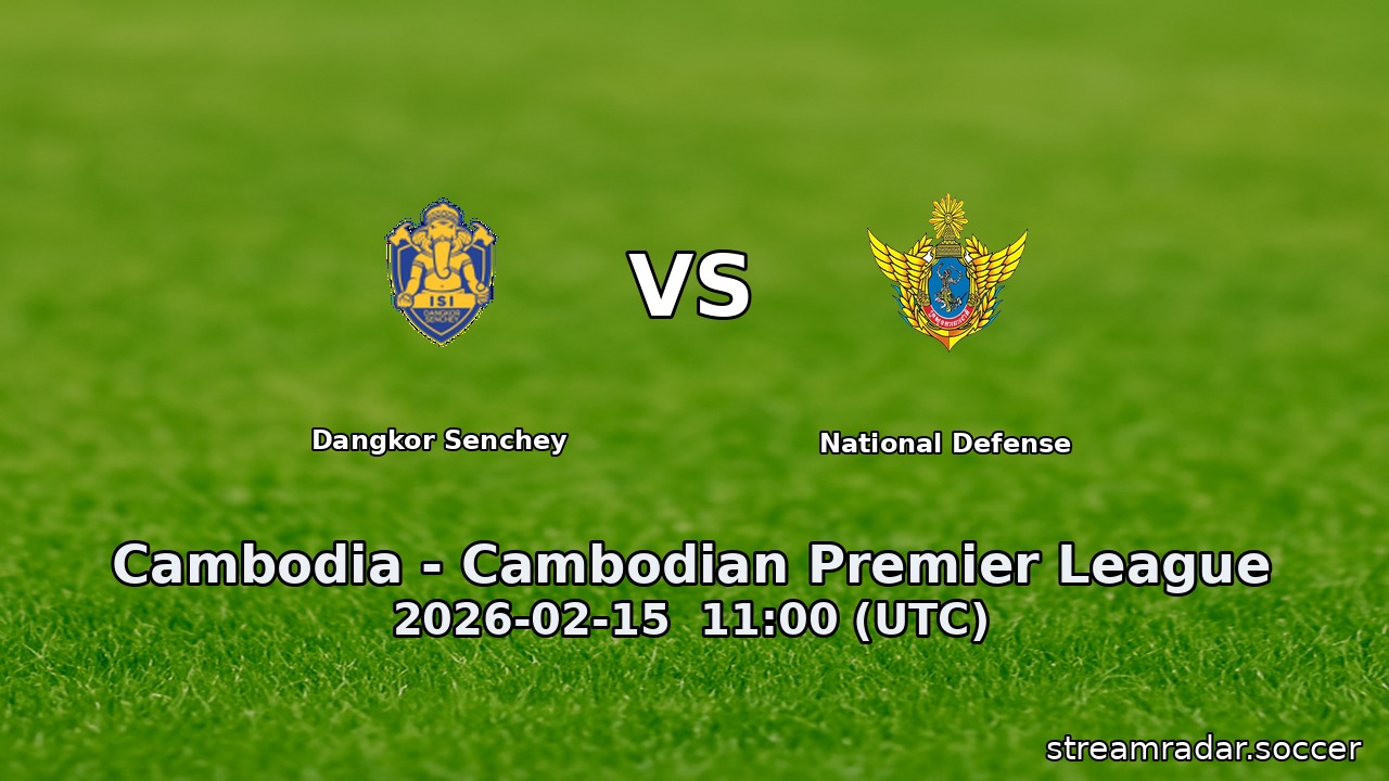 Dangkor Senchey vs National Defense