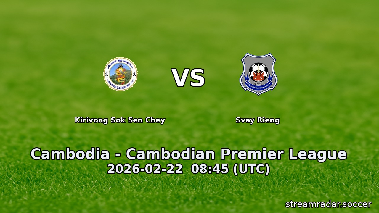 Kirivong Sok Sen Chey vs Svay Rieng