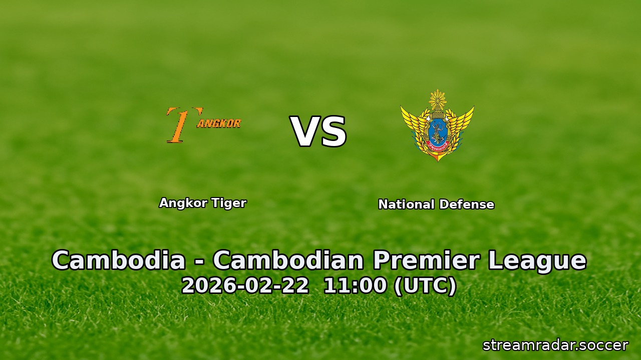 Angkor Tiger vs National Defense