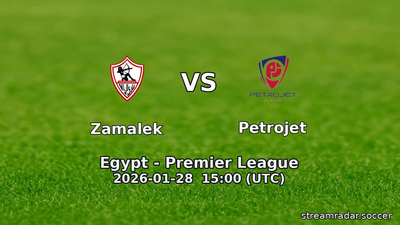Zamalek vs Petrojet