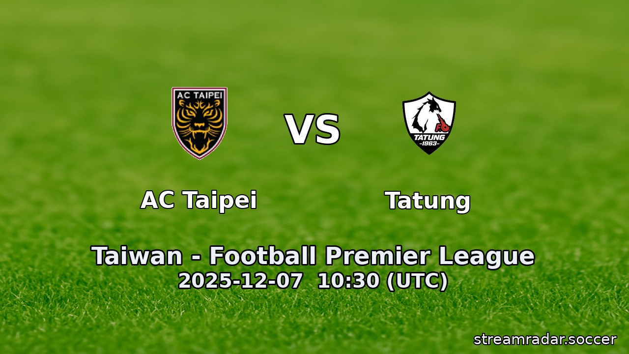 AC Taipei vs Tatung