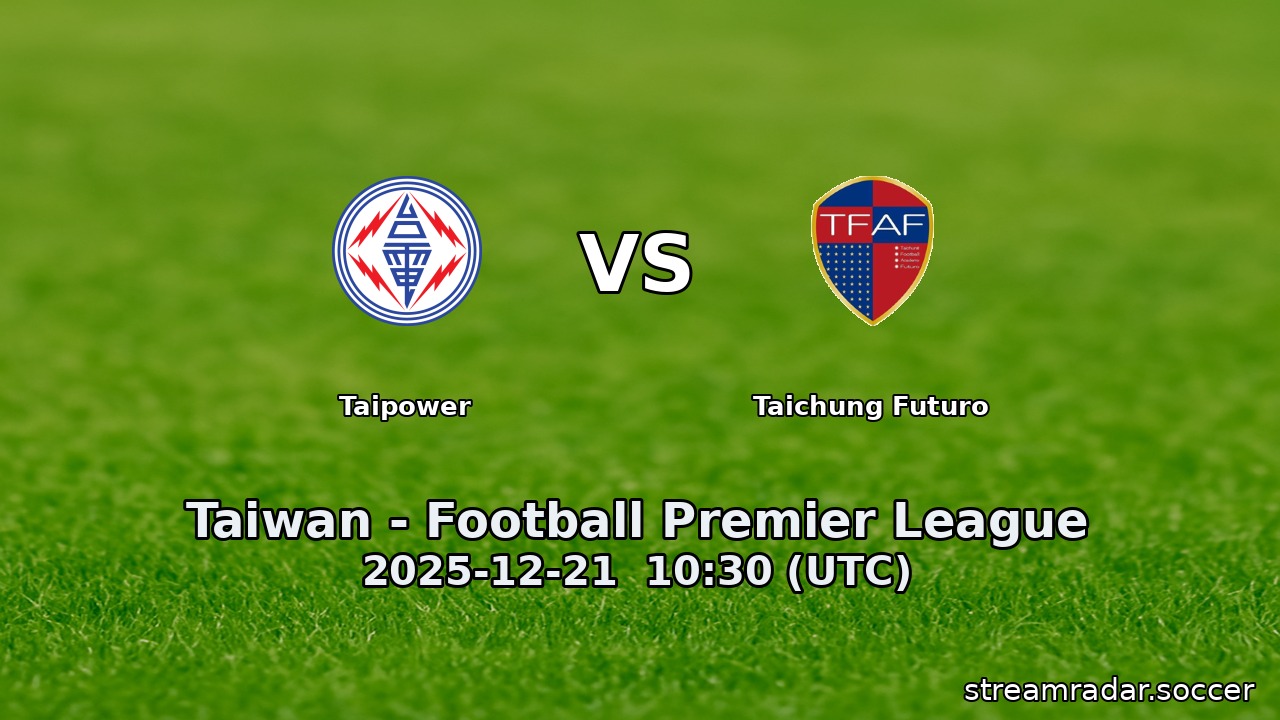 Taipower vs Taichung Futuro