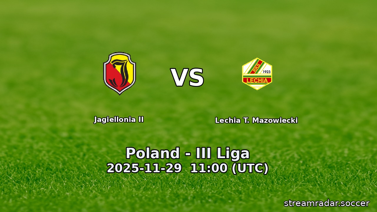 Jagiellonia II vs Lechia T. Mazowiecki