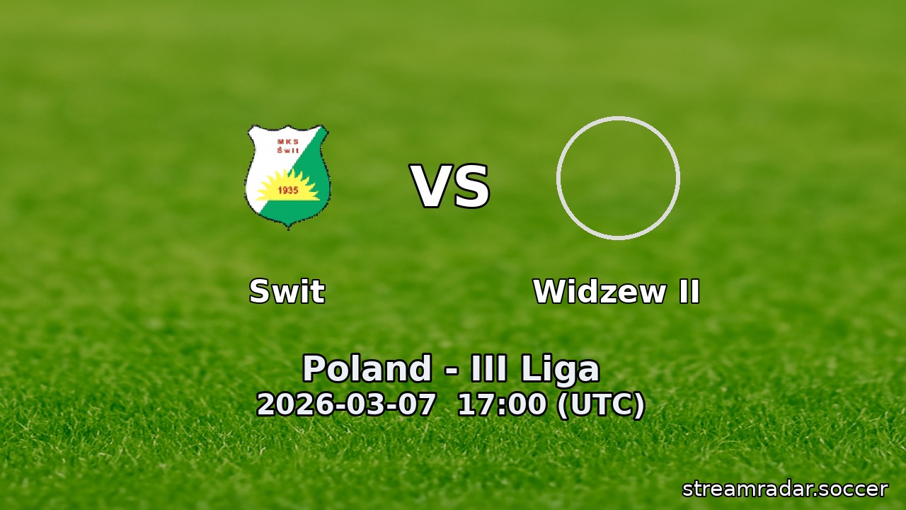 Swit vs Widzew II