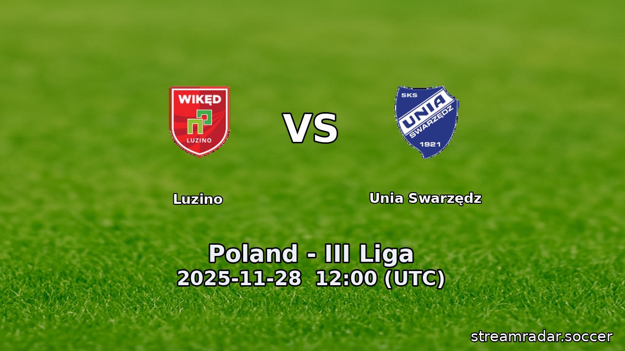 Luzino vs Unia Swarzędz