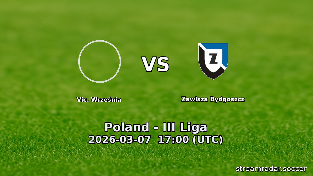 Vic. Września vs Zawisza Bydgoszcz