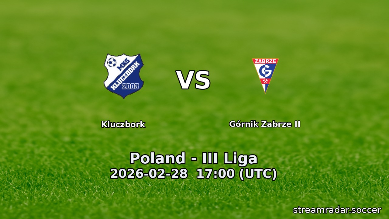 Kluczbork vs Górnik Zabrze II
