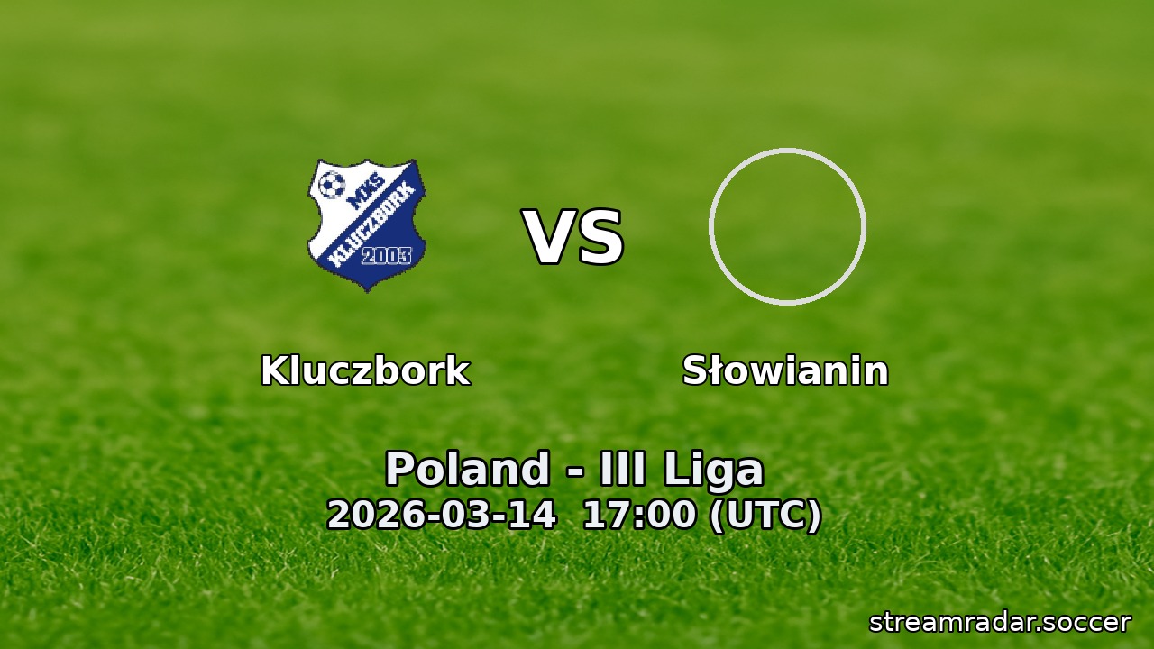 Kluczbork vs Słowianin