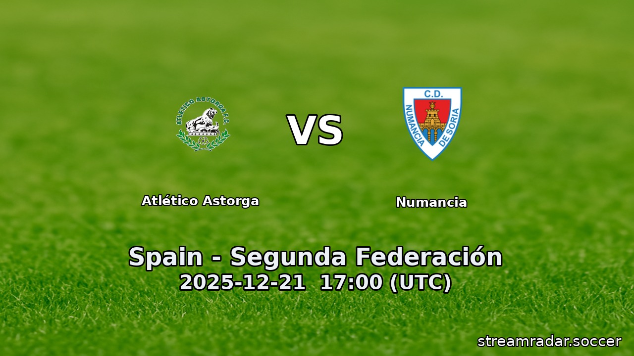 Atlético Astorga vs Numancia
