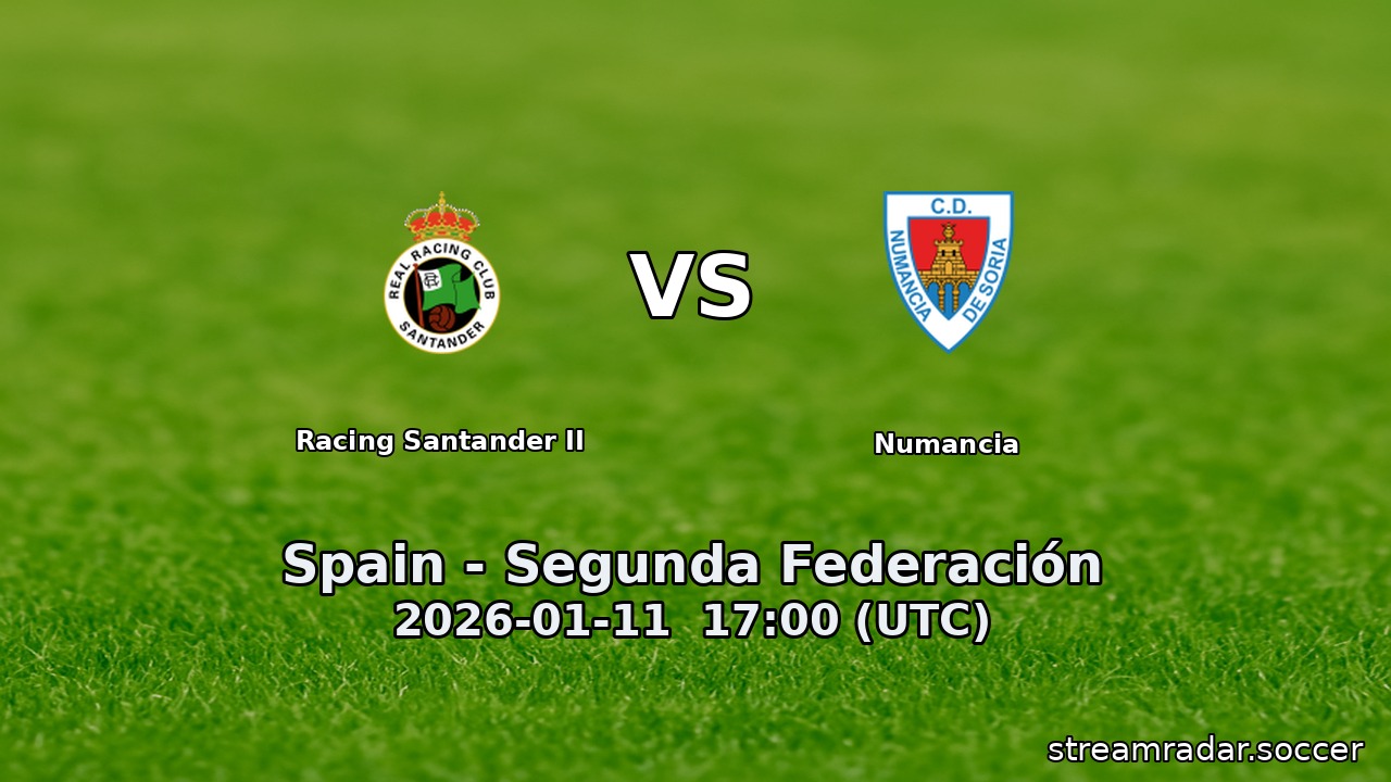 Racing Santander II vs Numancia