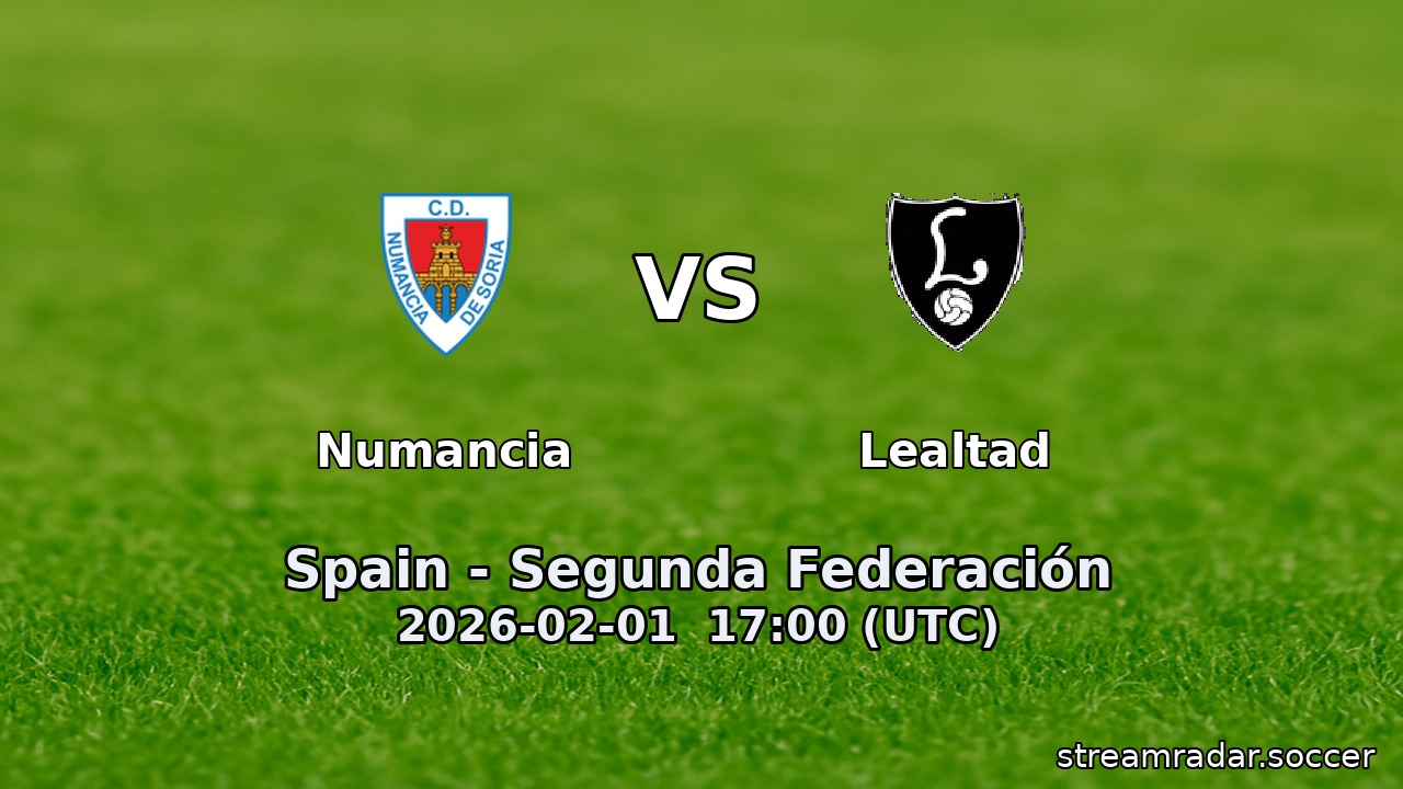 Numancia vs Lealtad