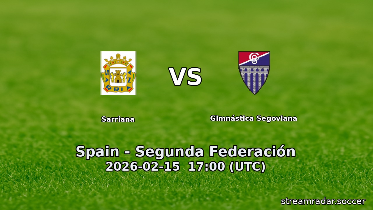 Sarriana vs Gimnástica Segoviana