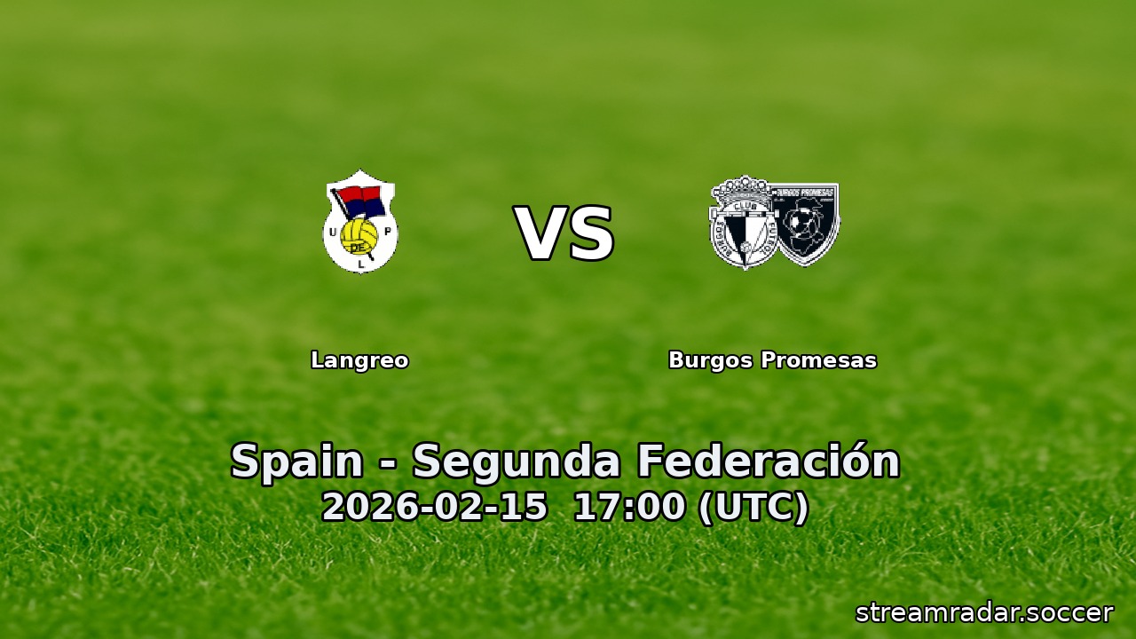 Langreo vs Burgos Promesas