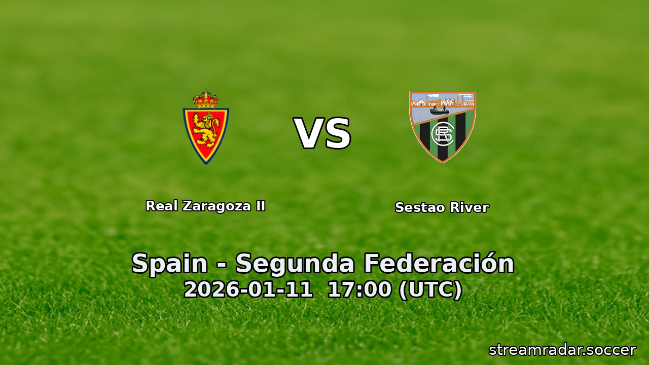 Real Zaragoza II vs Sestao River