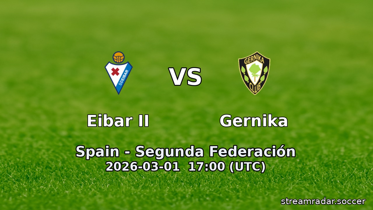 Eibar II vs Gernika