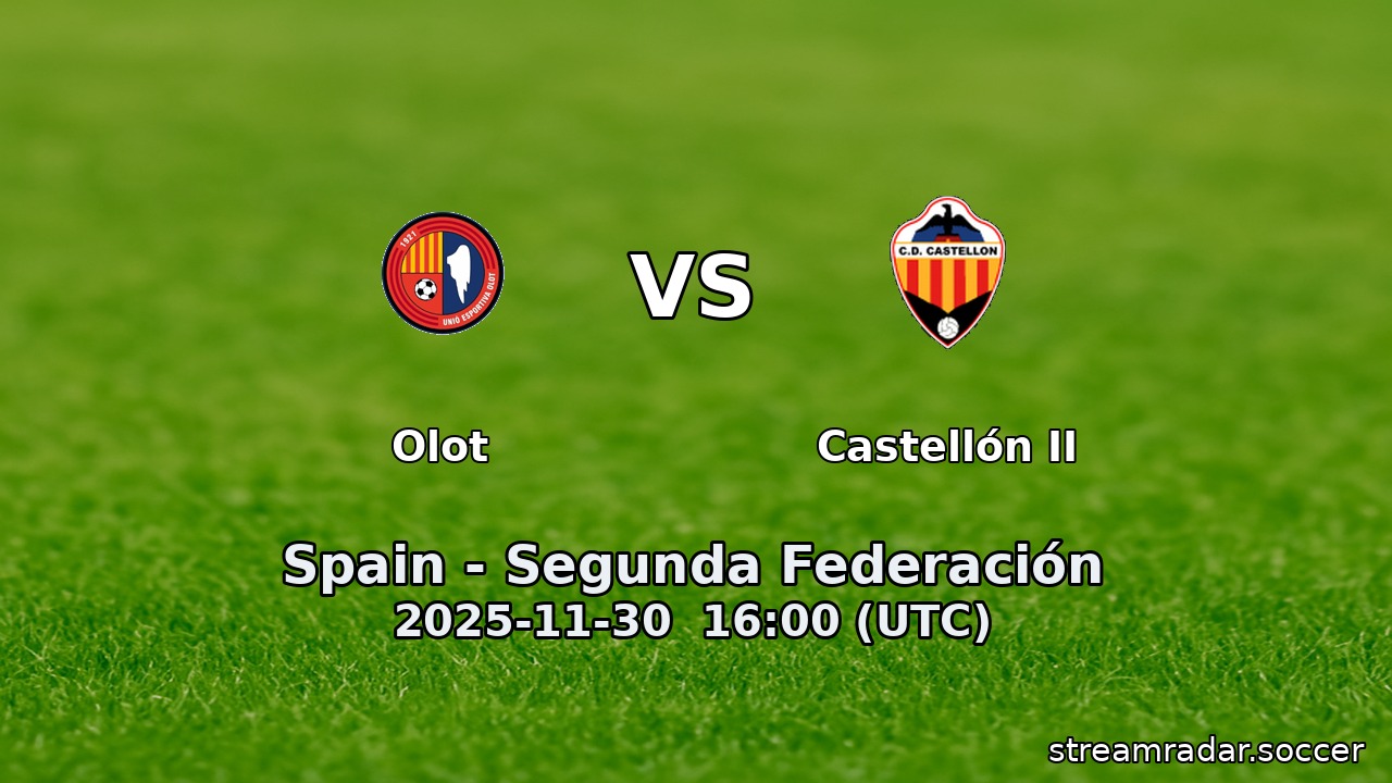 Olot vs Castellón II