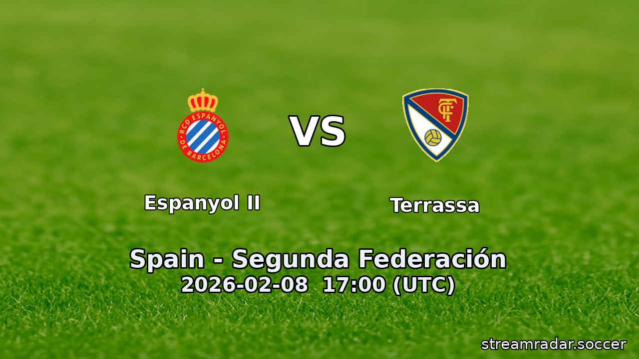 Espanyol II vs Terrassa