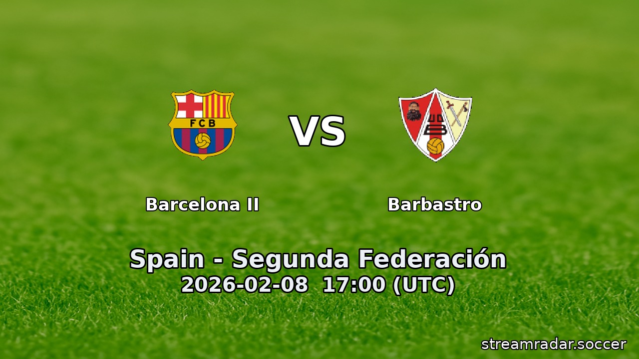 Barcelona II vs Barbastro