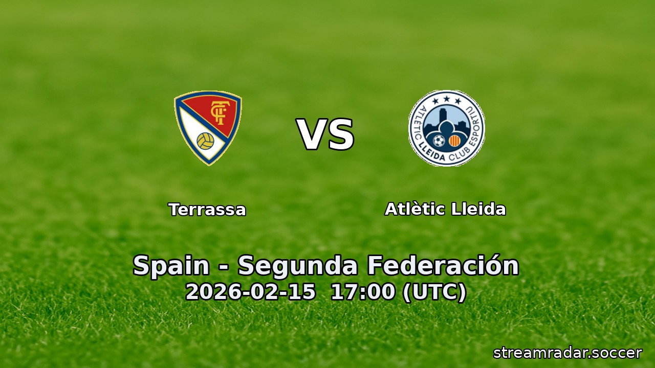 Terrassa vs Atlètic Lleida