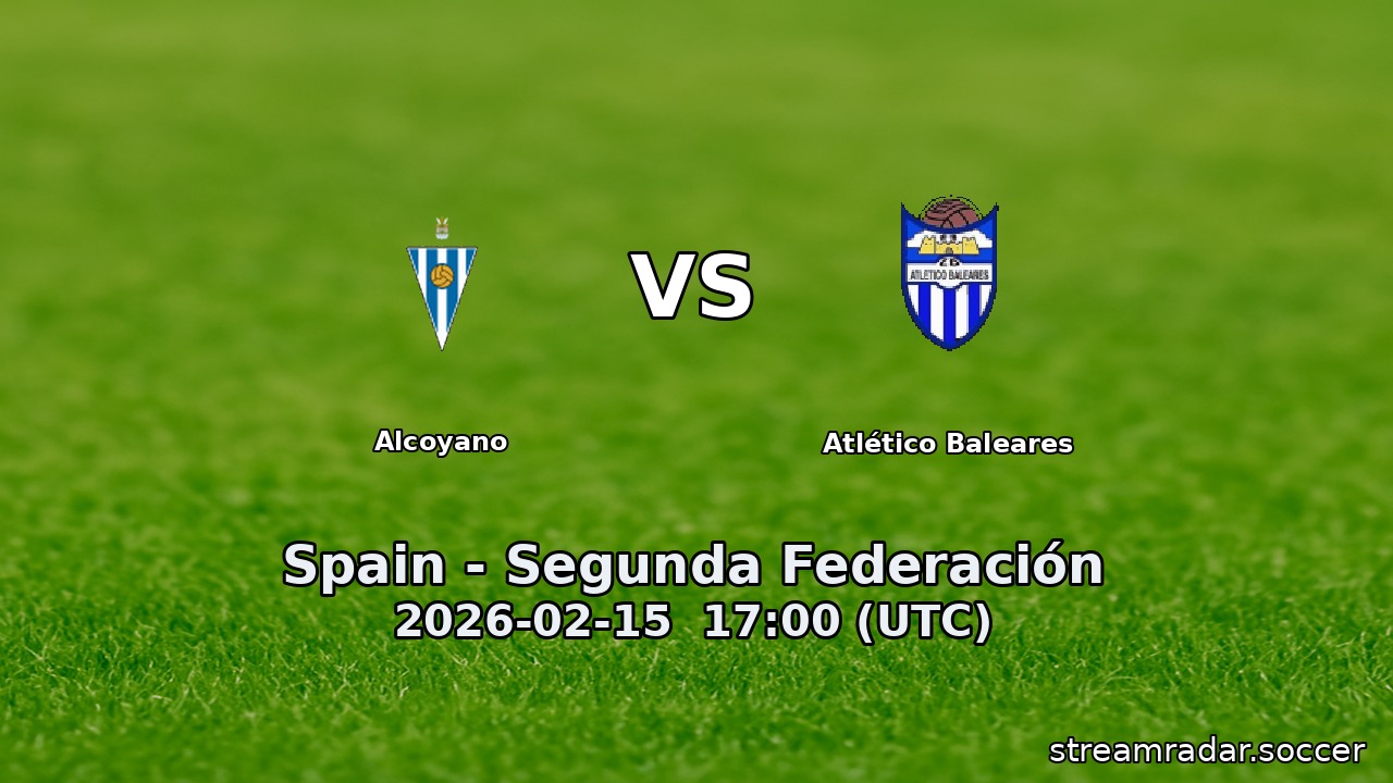 Alcoyano vs Atlético Baleares