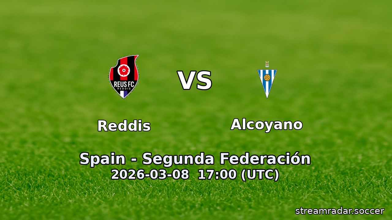 Reddis vs Alcoyano