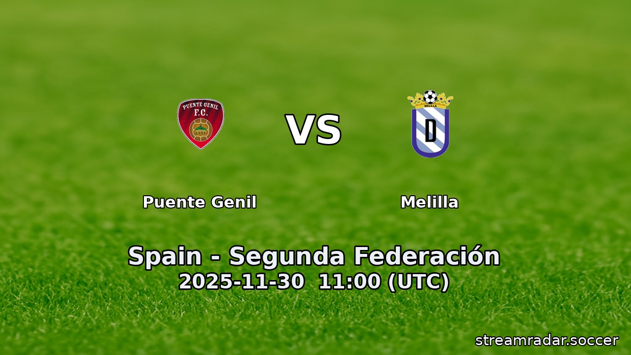 Puente Genil vs Melilla