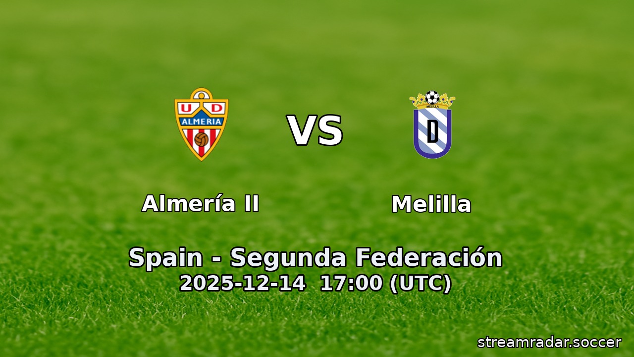 Almería II vs Melilla