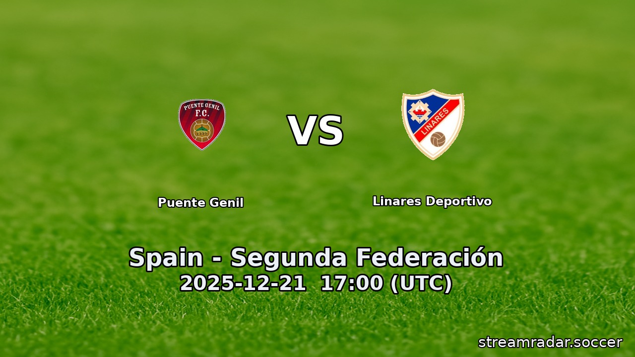 Puente Genil vs Linares Deportivo