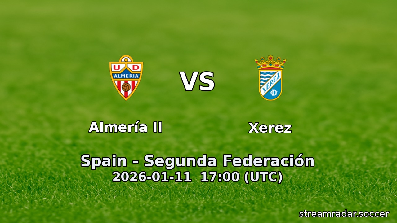 Almería II vs Xerez