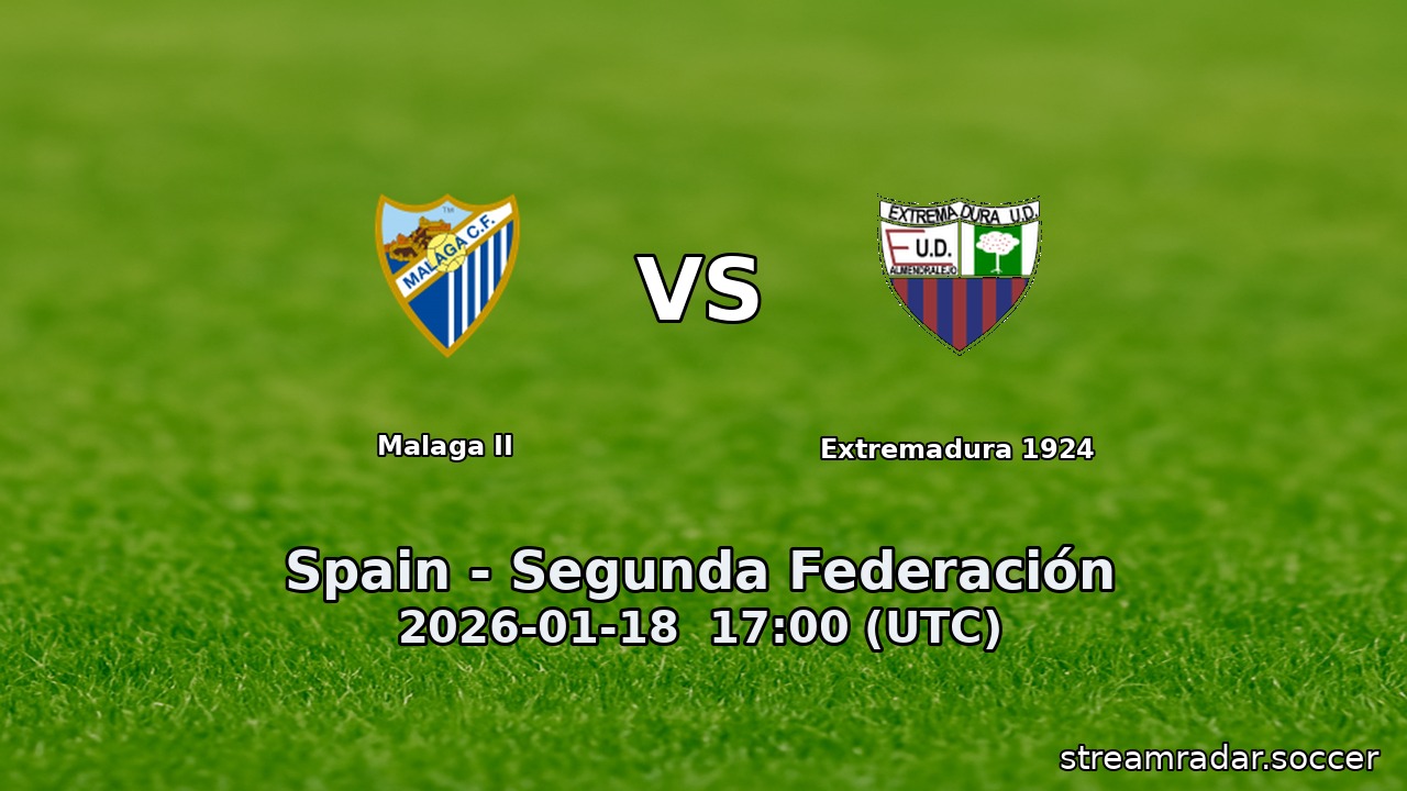 Malaga II vs Extremadura 1924